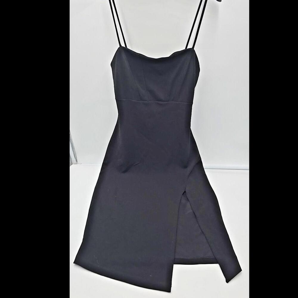 Windsor Black M‎ Chic Simplicity Bodycon Y2K Cocktail Minimalist Dress NWT